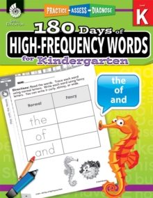 180 Days of High-Frequency Words for Kindergarten : Practice, Assess, Diagnose