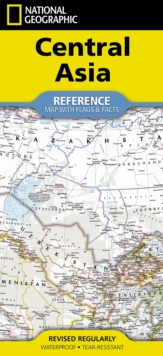 National Geographic Central Asia Map : [Folded With Flags And Facts] National Geographic Maps