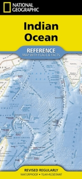 National Geographic Indian Ocean Map : (Folded With Flags And Facts) National Geographic Maps