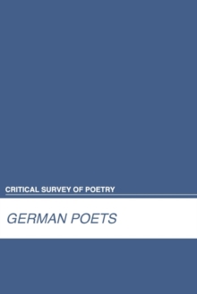 German Poets, Hardback Book German Poets, Hardback Book