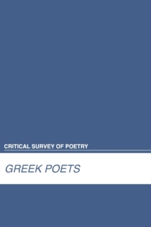 Greek Poets, Hardback Book Greek Poets, Hardback Book