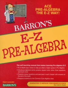 E-Z Pre-algebra, Paperback / softback Book E-Z Pre-algebra, Paperback / softback Book