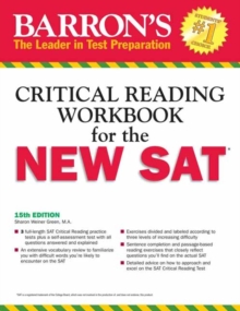 Barron's Reading Workbook for the New SAT, 15th Edition, Paperback Book Barron's Reading Workbook for the New SAT, 15th Edition, Paperback Book
