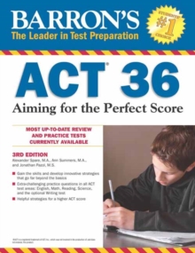 ACT 36 : Aiming for the Perfect Score, Paperback Book ACT 36 : Aiming for the Perfect Score, Paperback Book