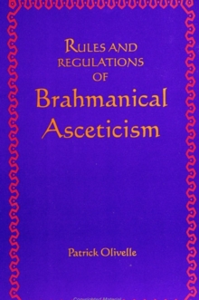 Rules and Regulations of Brahmanical Asceticism