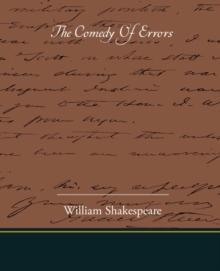 The Comedy of Errors, Paperback / softback Book The Comedy of Errors, Paperback / softback Book