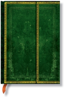 OLD LEATHER JADE MIDI JOURNAL, Hardback Book OLD LEATHER JADE MIDI JOURNAL, Hardback Book