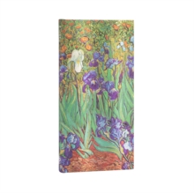 Van Goghs Irises Slim Lined Hardcover Journal