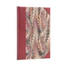 Rubedo (Cockerell Marbled Paper) Midi Unlined Hardcover Journal