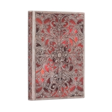 Garnet (Silver Filigree Collection) Midi Unlined Softcover Flexi Journal