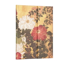 Natsu (Rinpa Florals) Ultra Unlined Hardback Journal (Wrap Closure)