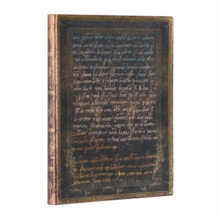 Michelangelo, Handwriting (Embellished Manuscripts Collection) Ultra Unlined Softcover Flexi Journal (Elastic Band Closure)