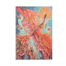 Firebird (Birds Of Happiness) Midi Lined Hardback Journal (Elastic Band Closure)