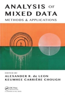 Analysis of Mixed Data : Methods & Applications, Hardback Book Analysis of Mixed Data : Methods & Applications, Hardback Book