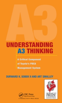 Taylor & Francis Understanding A3 Thinking , A Critical Component Of Toyota's Pdca Management System