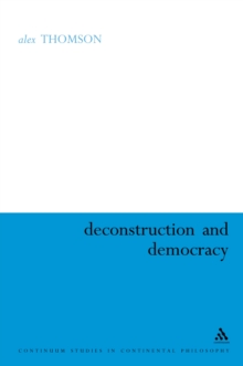 Deconstruction and Democracy