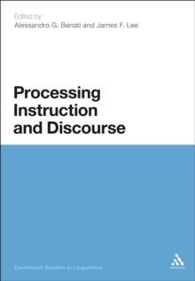 Processing Instruction and Discourse