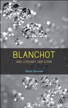 Blanchot and Literary Criticism