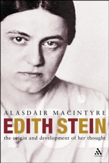 Edith Stein : A Philosophical Prologue