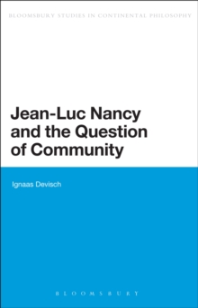 Jean-Luc Nancy and the Question of Community