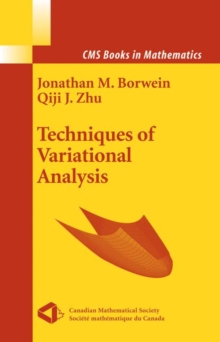 Techniques of Variational Analysis, Paperback / softback Book Techniques of Variational Analysis, Paperback / softback Book