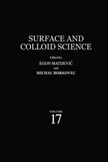 Surface and Colloid Science