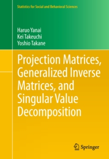 Projection Matrices, Generalized Inverse Matrices, and Singular Value Decomposition