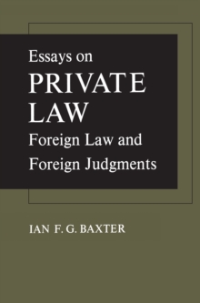 Essays on Private Law : Foreign Law and Foreign Judgments