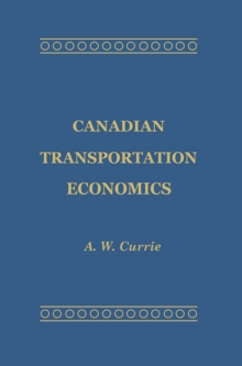 Canadian Transportation Economics