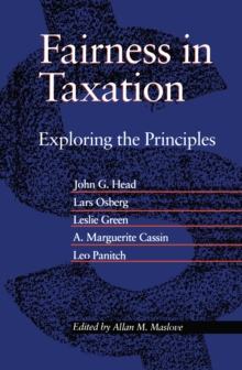 Fairness in Taxation : Exploring the Principles