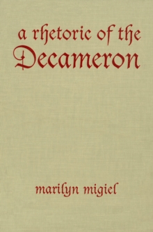 A Rhetoric of the Decameron