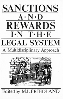 Sanctions and Rewards in the Legal System : A Multidisciplinary Approach