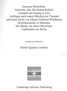 None Giacomo Meyerbeer : 'Alimelek, oder Die beiden Kalifen'