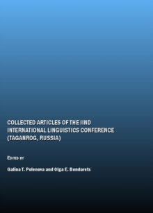 None Collected Articles of the IInd International Linguistics Conference (Taganrog, Russia)