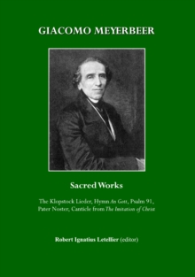 None Giacomo Meyerbeer : Sacred Works