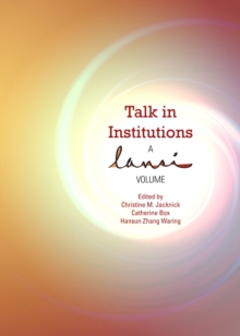 None Talk in Institutions : A LANSI Volume