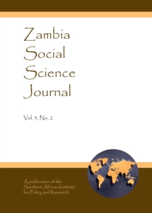 None Zambia Social Science Journal Vol. 3, No. 2