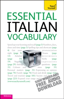 Essential Italian Vocabulary: Teach Yourself, Mixed media product Book Essential Italian Vocabulary: Teach Yourself, Mixed media product Book