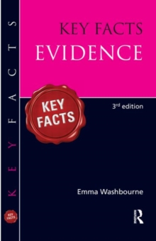 Key Facts Evidence, Paperback / softback Book Key Facts Evidence, Paperback / softback Book