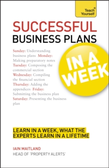 Business Plans in a Week : Write a Business Plan in Seven Simple Steps, Paperback Book Business Plans in a Week : Write a Business Plan in Seven Simple Steps, Paperback Book