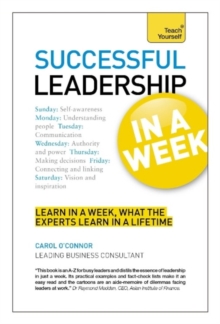 Successful Leadership in a Week: Teach Yourself, Paperback Book Successful Leadership in a Week: Teach Yourself, Paperback Book