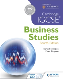 Cambridge IGCSE Business Studies, Paperback Book Cambridge IGCSE Business Studies, Paperback Book