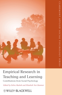 Empirical Research in Teaching and Learning : Contributions from Social Psychology