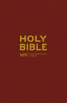 NIV Popular Burgundy Hardback Bible, Hardback Book NIV Popular Burgundy Hardback Bible, Hardback Book