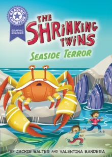 Reading Champion: Graphics: The Shrinking Twins: Seaside Terror : Book band Purple 8