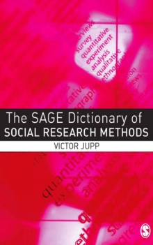 The SAGE Dictionary of Social Research Methods