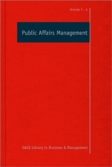 Public Affairs Management, Hardback Book Public Affairs Management, Hardback Book