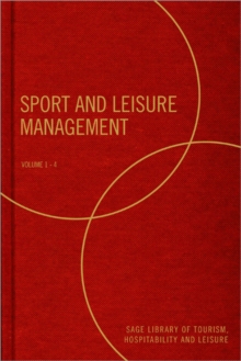 Sport and Leisure Management, Hardback Book Sport and Leisure Management, Hardback Book