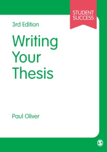 Writing Your Thesis, Hardback Book Writing Your Thesis, Hardback Book