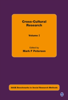 Cross-Cultural Research, Hardback Book Cross-Cultural Research, Hardback Book